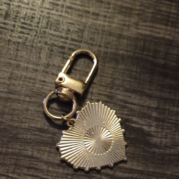 ☃️⛄☃️Heart Eye Keychain with Gold Clip - Picture 2 of 2